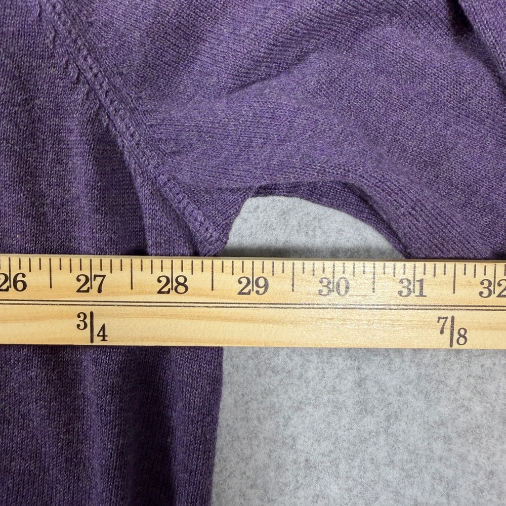 NWT IZOD V-Neck Sweater Mens 3XL Purple Premium Essentials 100% Cotton Knit - Picture 9 of 11